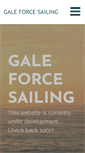 Mobile Screenshot of galeforcesailing.com